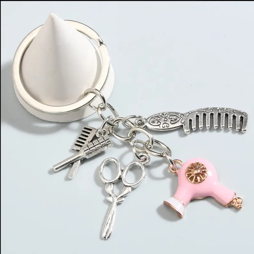Hair Stylist Keychain-NEW
